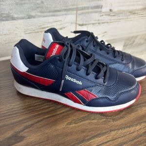Reebok Dark Blue and Crimson Athletic Shoes